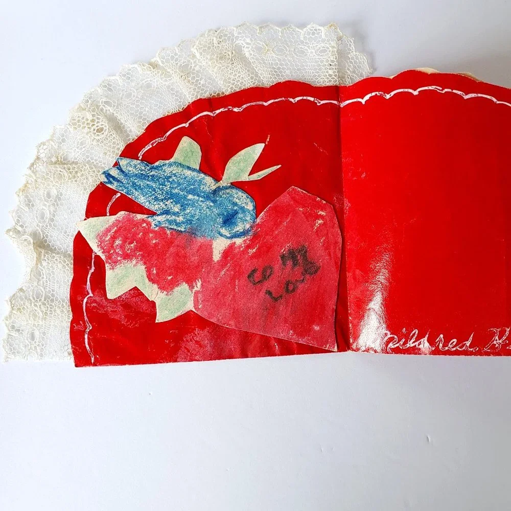 Handmade Valentine circa 1930